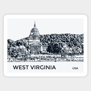 West Virginia State USA Sticker